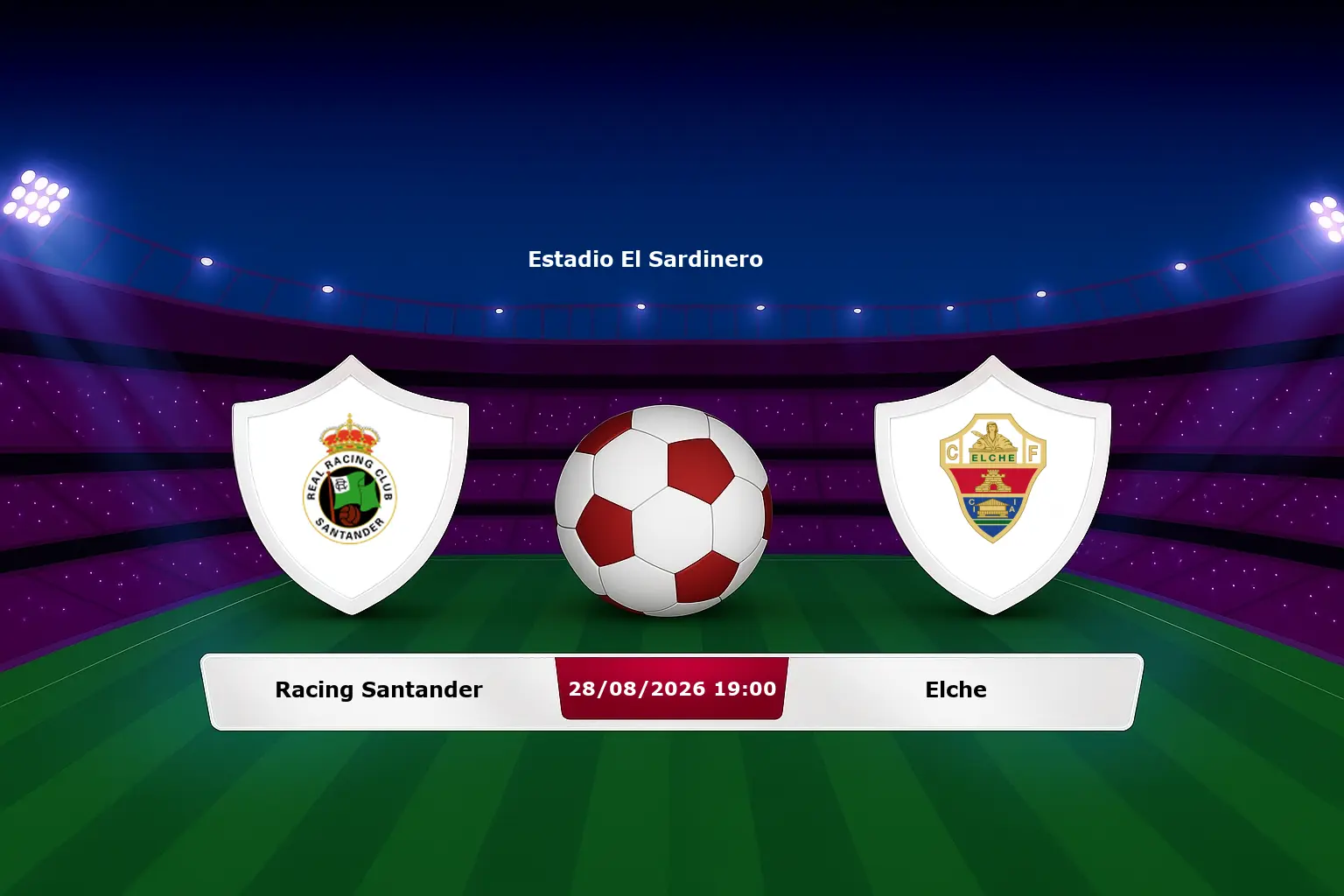 Racing Santander vs Elche 28.08.2026
