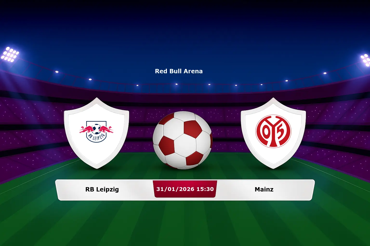 RB Leipzig vs Mainz 31.01.2026