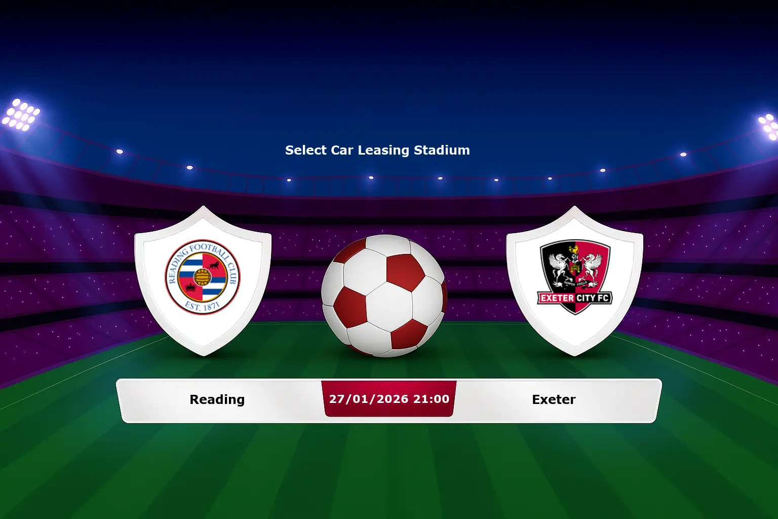 Reading vs Exeter 27.01.2026