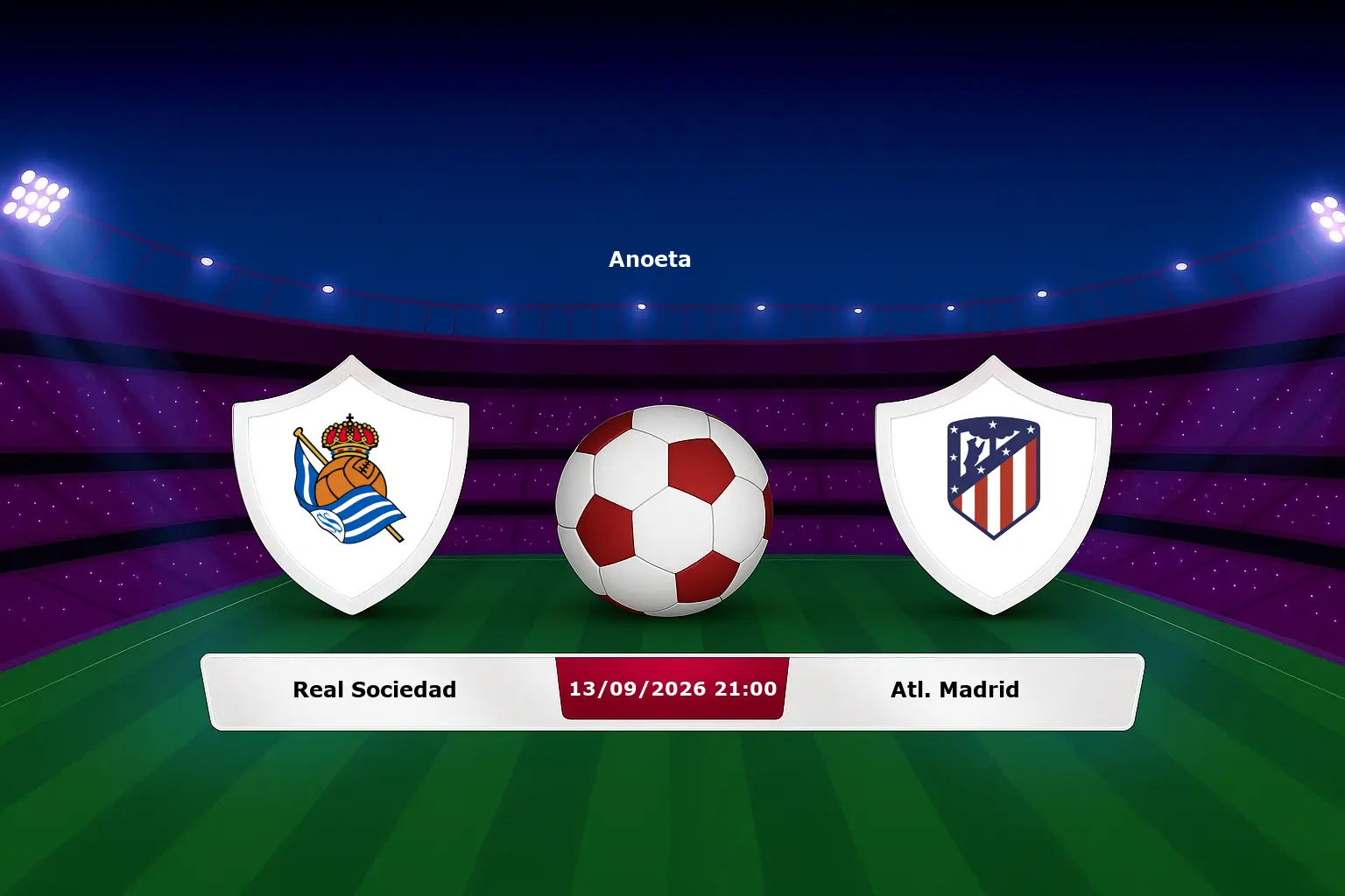 Real Sociedad vs Atl. Madrid 13.09.2026
