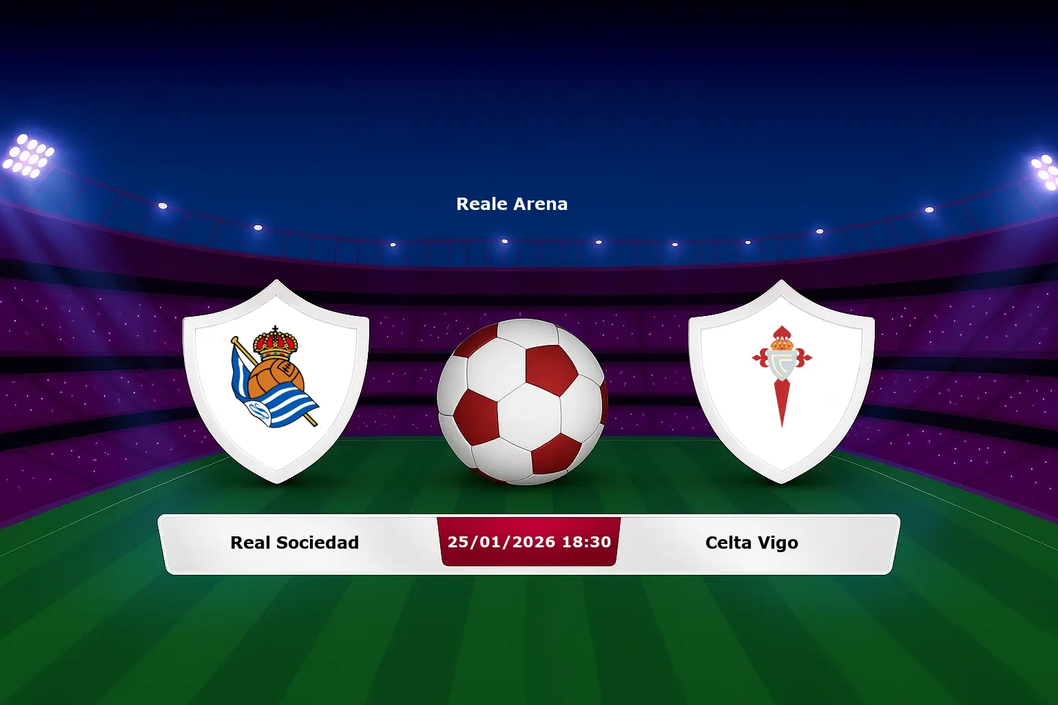 Real Sociedad vs Celta Vigo 25.01.2026