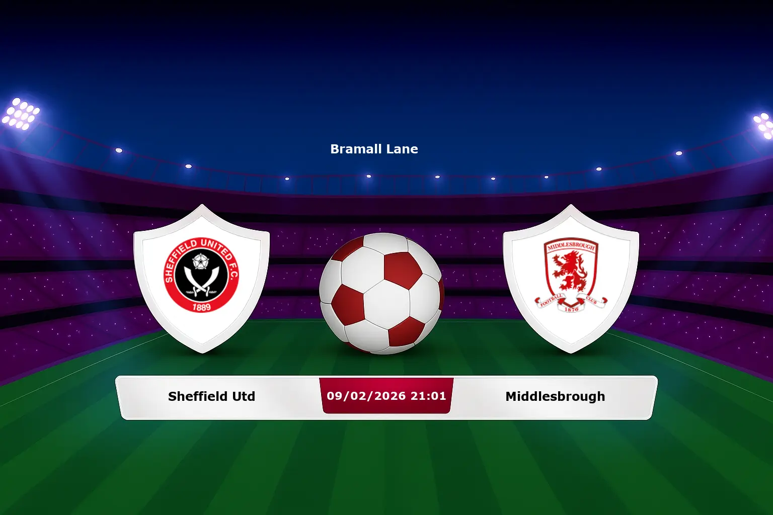 Sheffield Utd vs Middlesbrough 09.02.2026