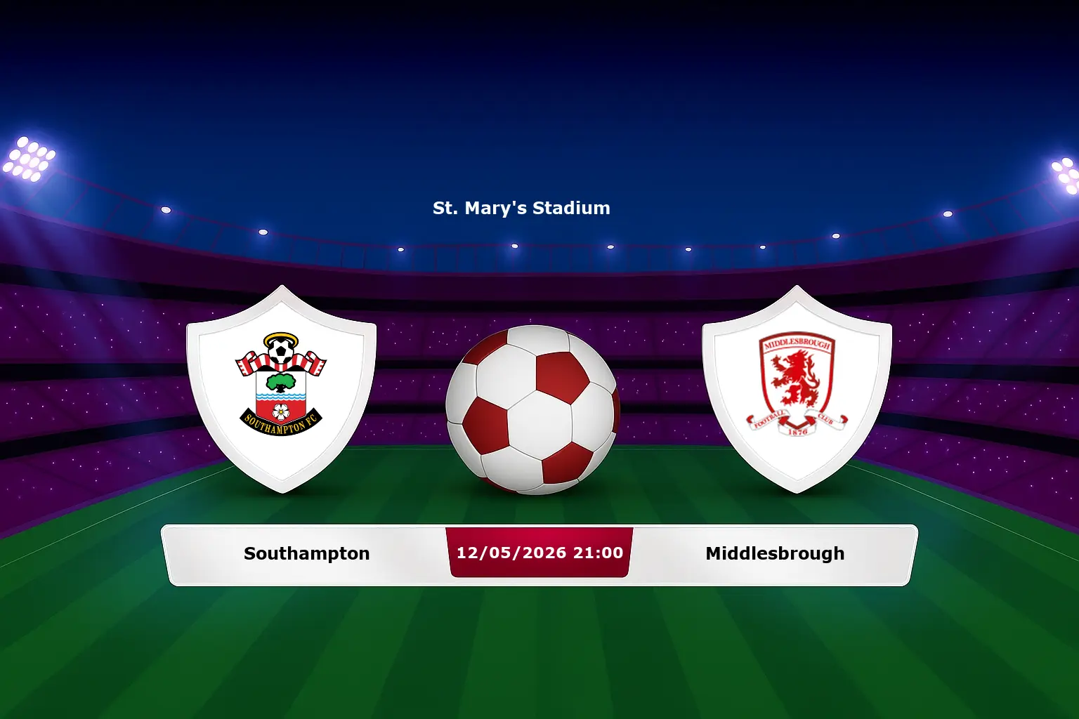 Southampton vs Middlesbrough 12.05.2026
