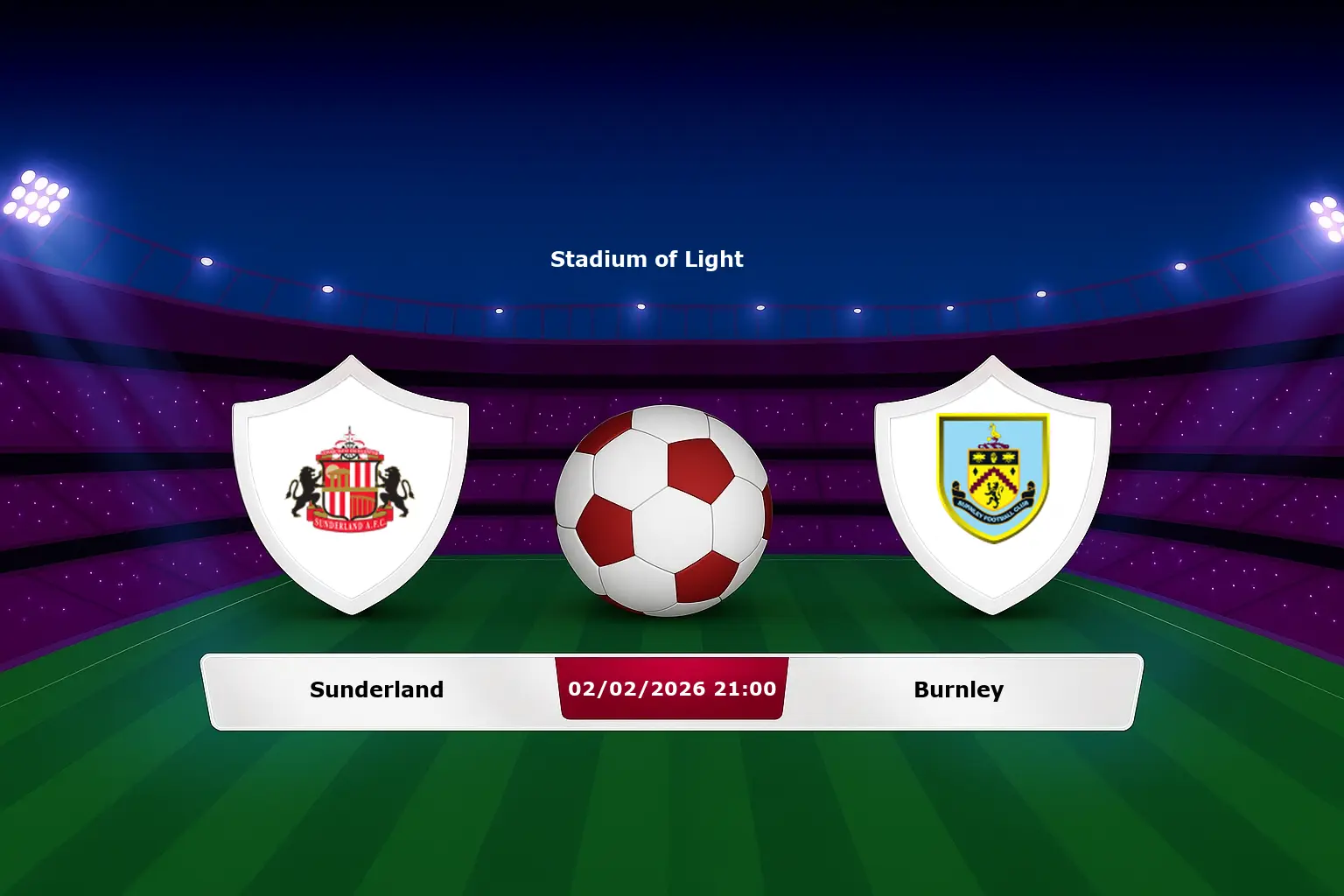 Sunderland vs Burnley 02.02.2026