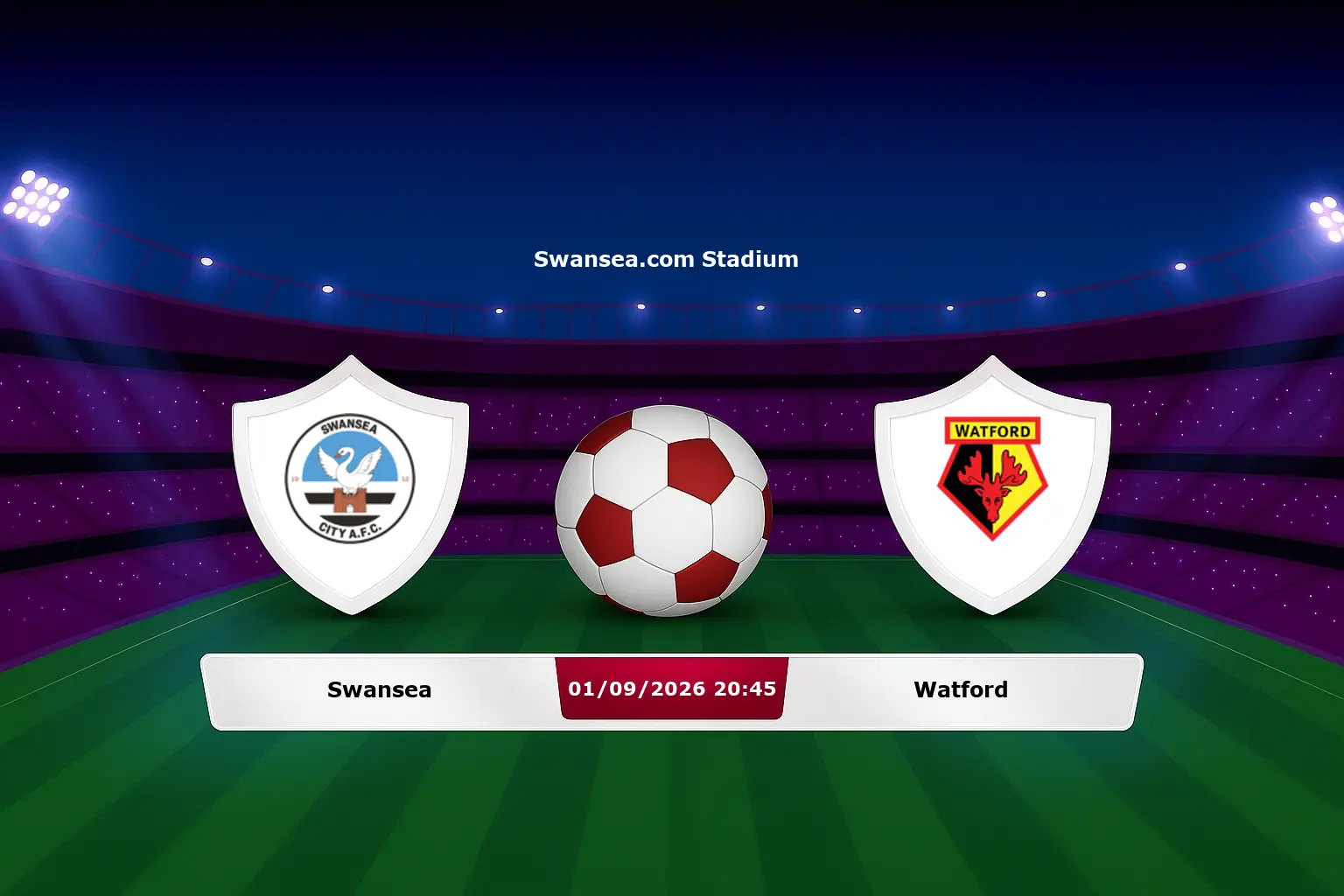 Swansea vs Watford 01.09.2026