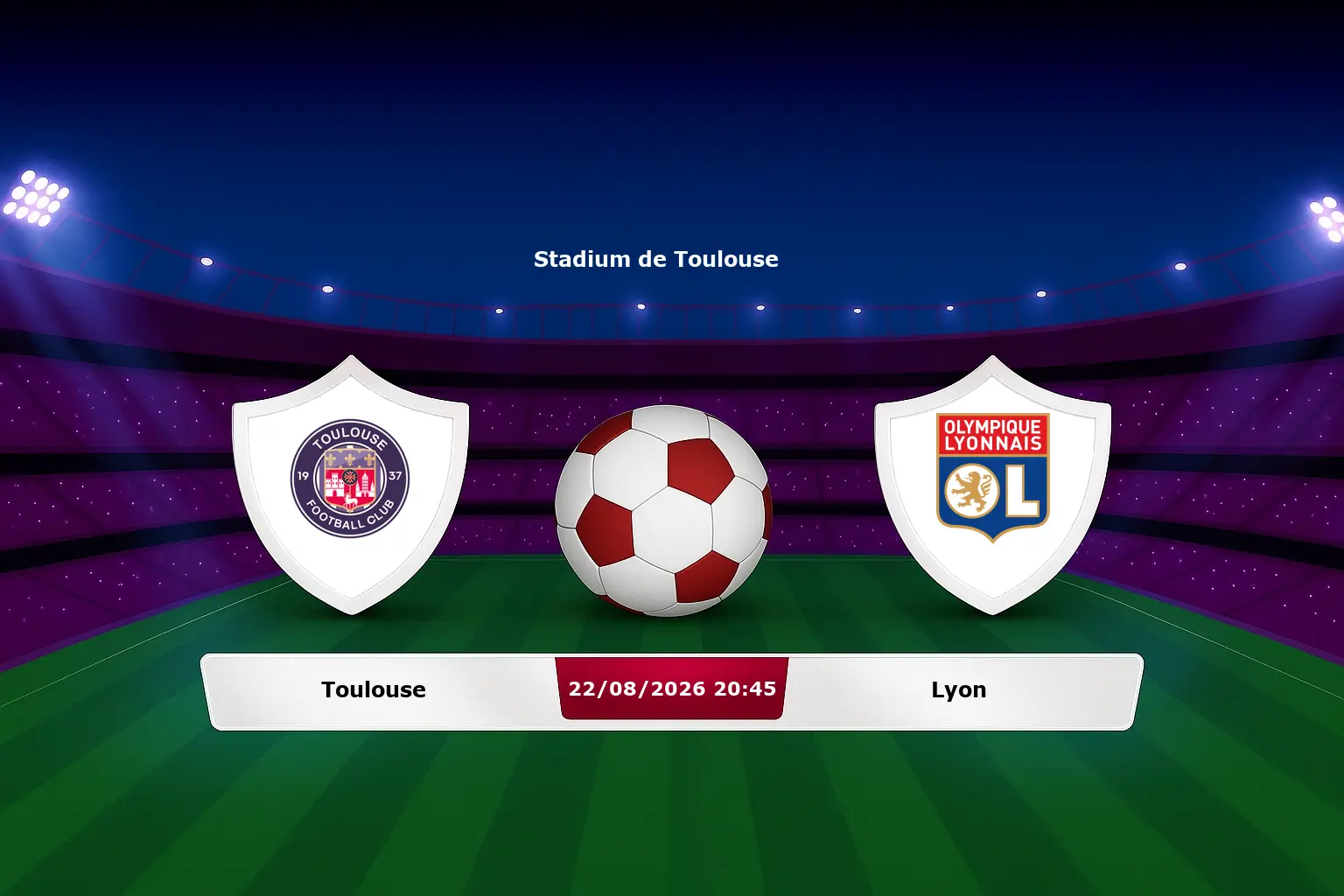 Toulouse vs Lyon 22.08.2026