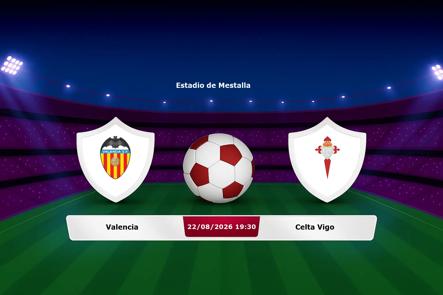 Valencia vs Celta Vigo 22.08.2026