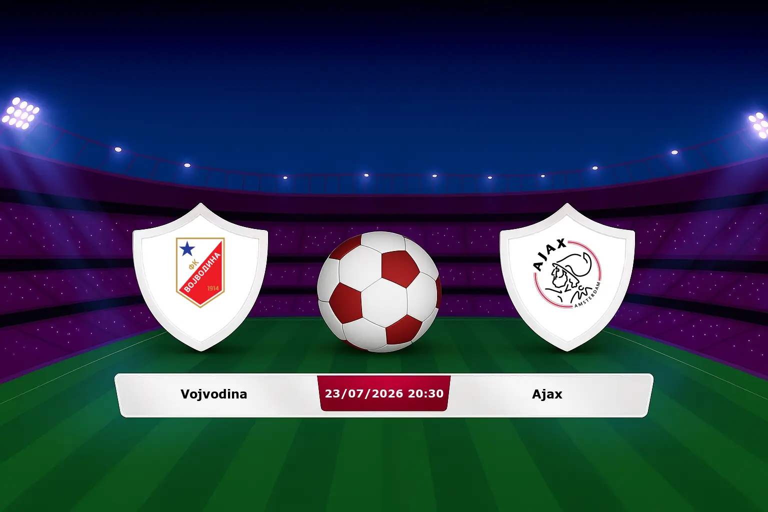 Vojvodina vs Ajax 23.07.2026
