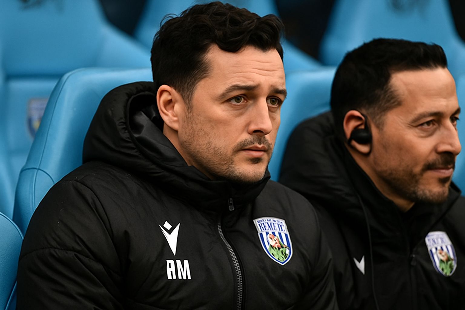 West Brom manager Ryan Mason